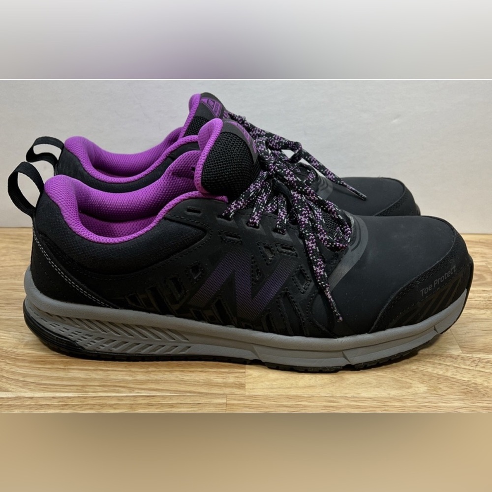 New Balance Women Size 10.5 412 Industrial Steel Toe Work Shoes Sneakers - Picture 3 of 9